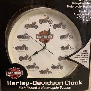 Harley Davidson Clock